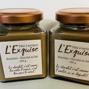 Pâte à tartiner  "Le chocolat c'est comme les mots...."