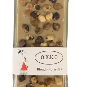 Chocolat blond aux noisettes