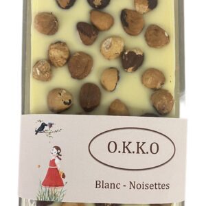 Chocolat blanc aux noisettes