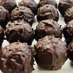 Truffes noir 65%-orange